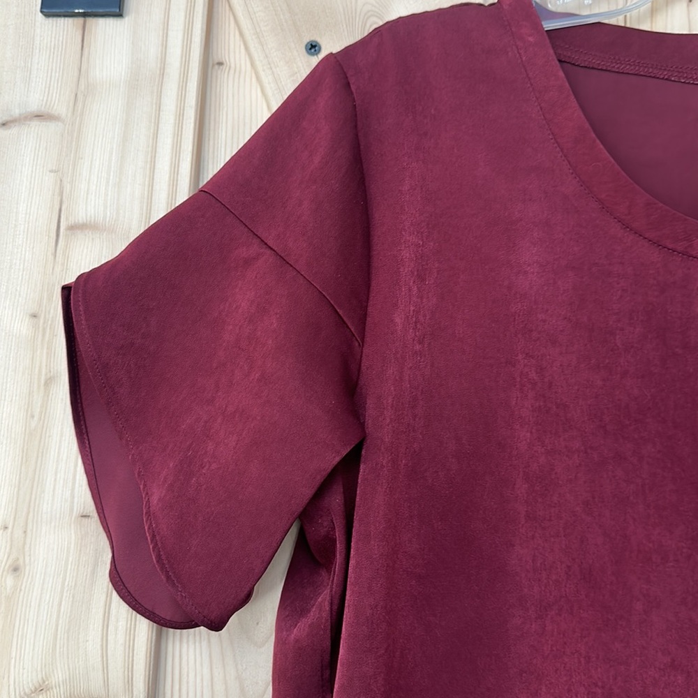 Loft Outlet Faux Suede Flutter Tee - Picture 3 of 5